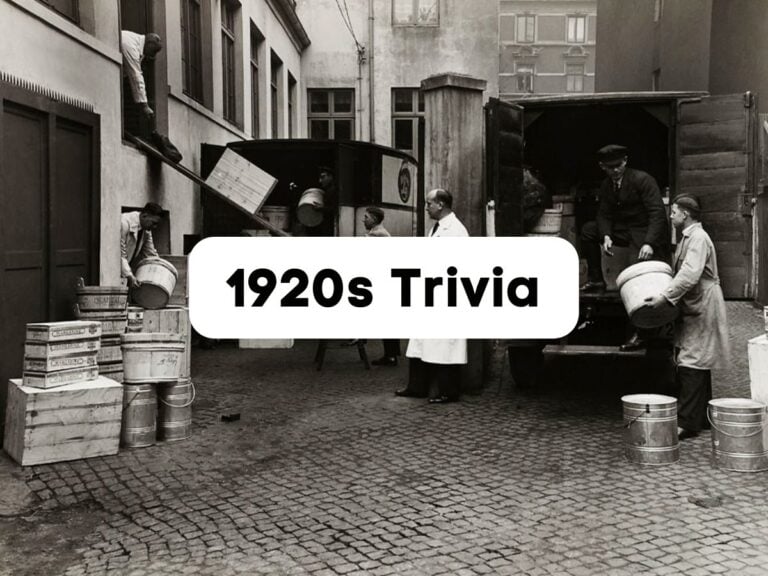 1920s trivia