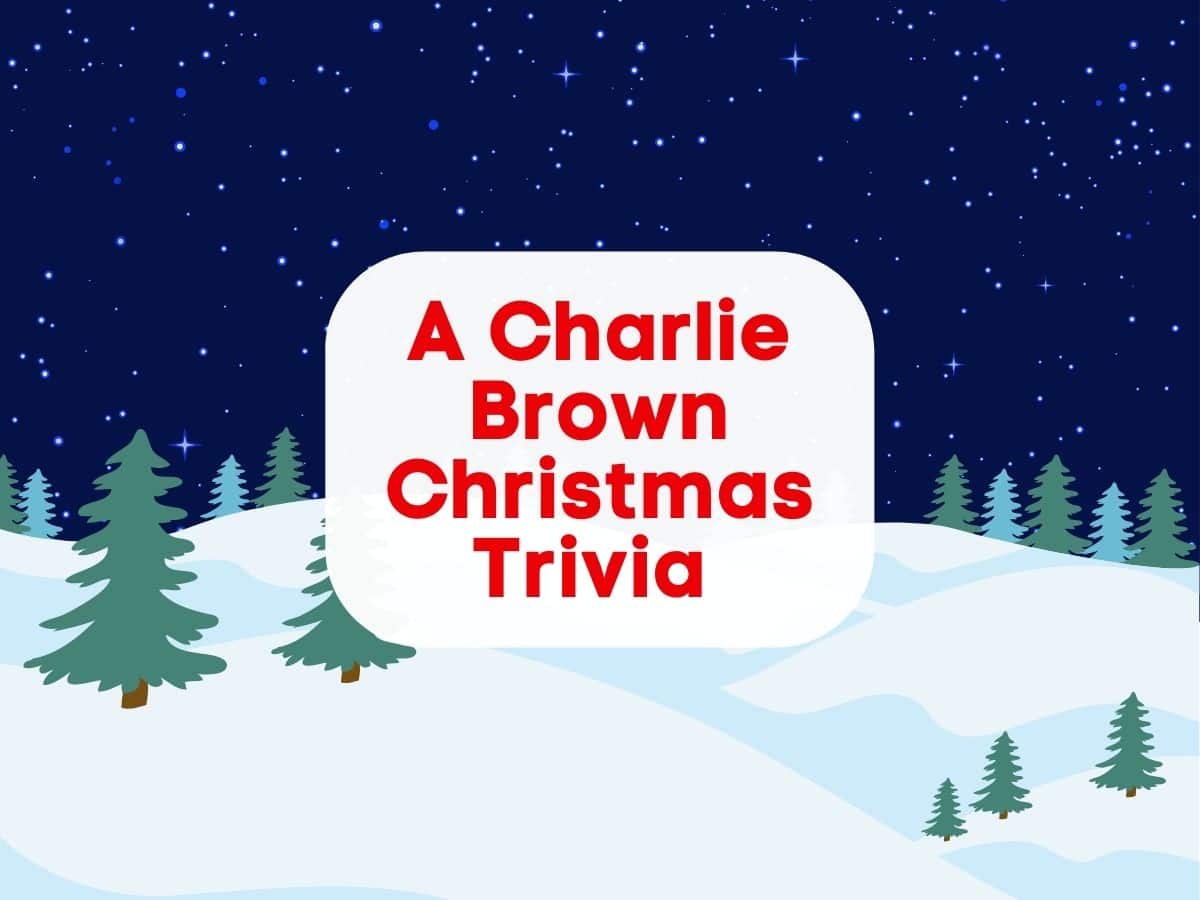 Cookies representing charlie brown christmas trivia