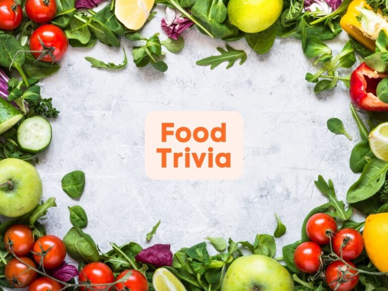 144 food trivia questions and answers