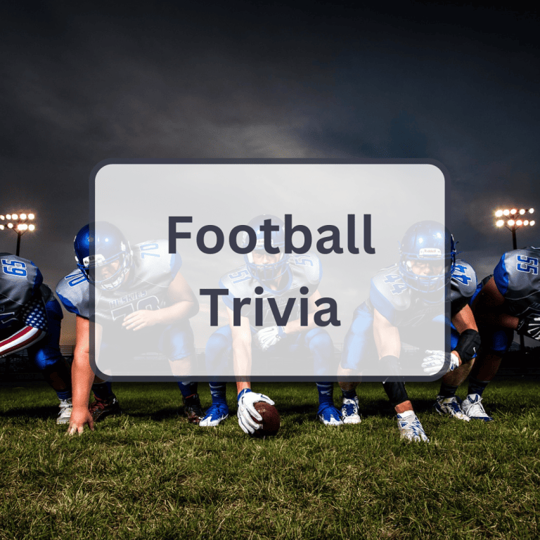 Football trivia questions and answers