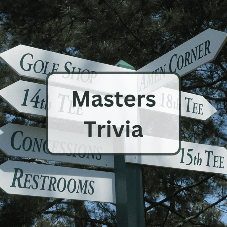 50 masters trivia questions and answers