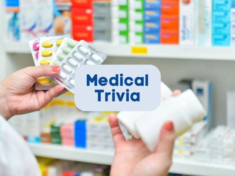 144 unique medical trivia questions and answers