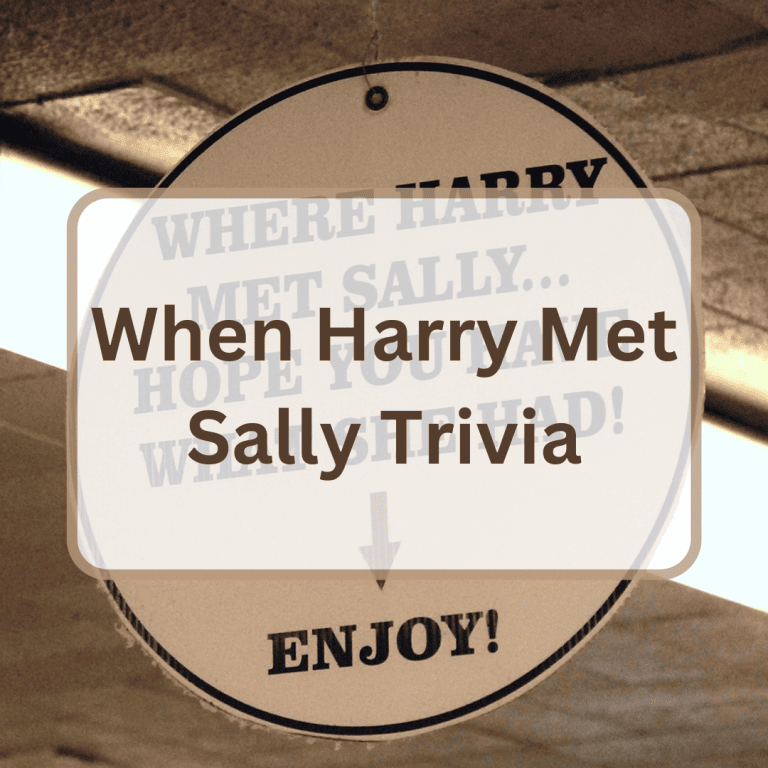 When harry met sally trivia