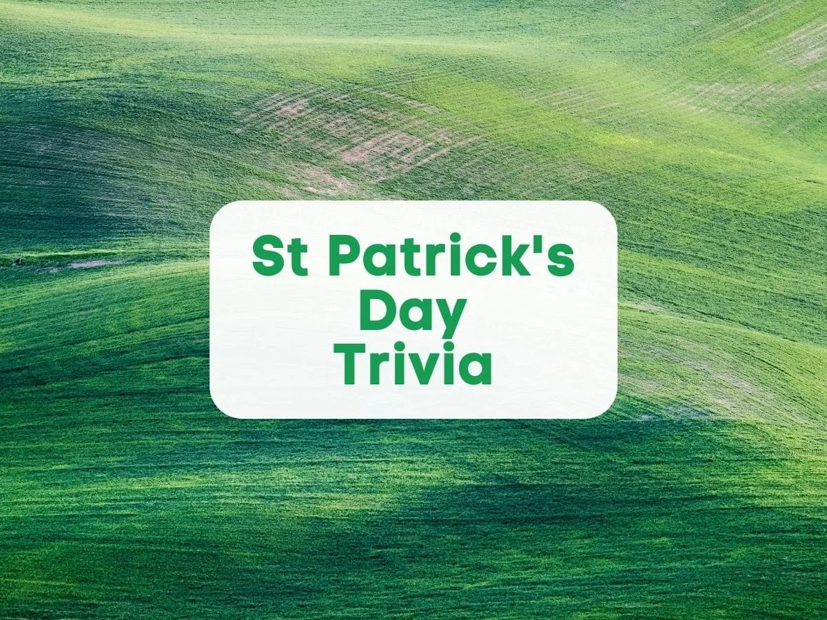 green grass representing st patricks day trivia