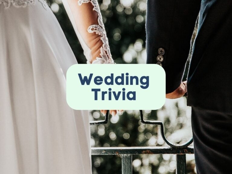 152 wedding trivia questions and answers